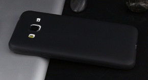 Луксозен силиконов гръб ТПУ ултра тънък МАТ за Samsung Galaxy J3 2016 J310F / J320F  черен